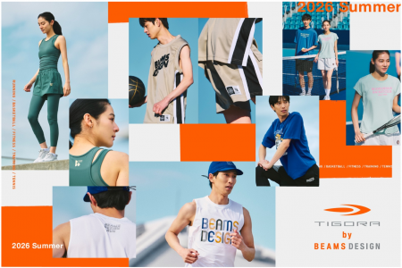 『TIGORA by BEAMS DESIGN』から新作スポーツウutf-8
