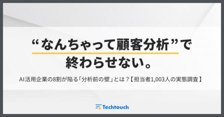 “なんちゃって顧客分析”で終わらせない。AI活用企業の “なんちゃって顧客分析”で終わらせない。AI活用企業の