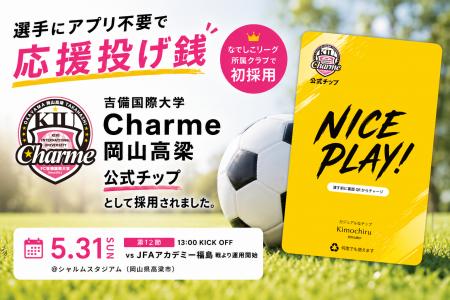 【なでしこリーグ所属クラブで初採用】カード型応援投
