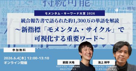 TOPIX500の統合報告書×2年分、約5,000万語をAI・テキ