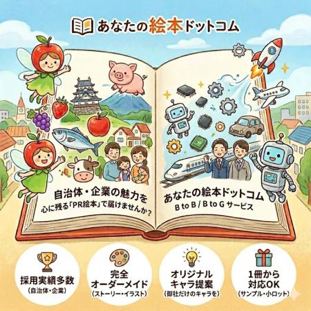 茨城町と「あなたの絵本ドットコム」が提携、わが子が