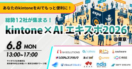 アールスリーインスティテュート、「kintone×AIエキス アールスリーインスティテュート、「kintone×AIエキス