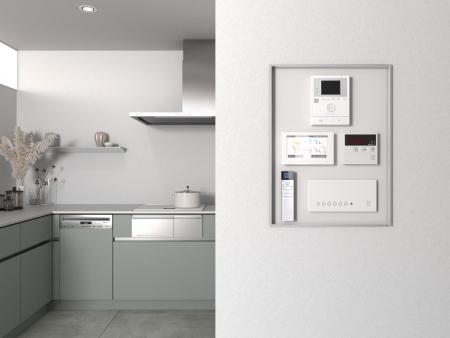 【新商品】薄い壁にも設置可能。リモコンを美しく集約 【新商品】薄い壁にも設置可能。リモコンを美しく集約