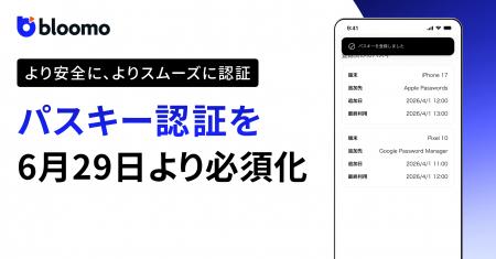 ブルーモ証券、不正対策に向けたパスキー認証によるロ ブルーモ証券、不正対策に向けたパスキー認証によるロ