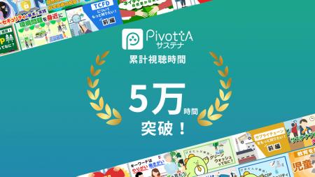 サステナビリティ研修動画の累計視聴時間が5万時間を