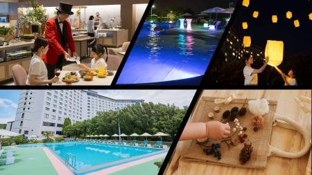 昼も夜も楽しめるリゾートプールがオープン。夜空を彩 昼も夜も楽しめるリゾートプールがオープン。夜空を彩