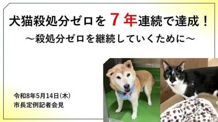 【奈良市役所】犬猫殺処分ゼロを7年連続で達成しまし