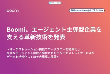 Boomi、エージェント主導型企業を支える革新技術を発