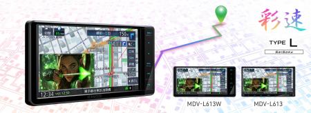 AVナビゲーションシステム“彩速ナビ”「MDV-L613W」「M