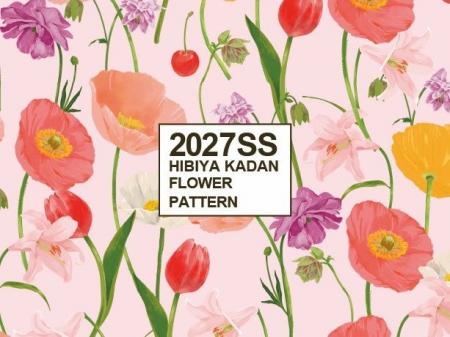 「2027年SS新作フラワーパターン」をフラワーグラフィ