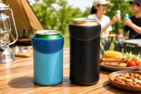 360度全面フルカラー印刷！サーモス保冷缶ホルダーが