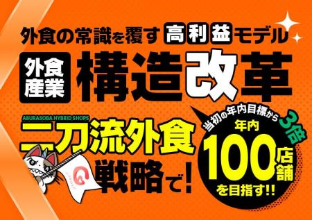 “二刀流外食”戦略で外食の常識を覆す店舗運営モデル改