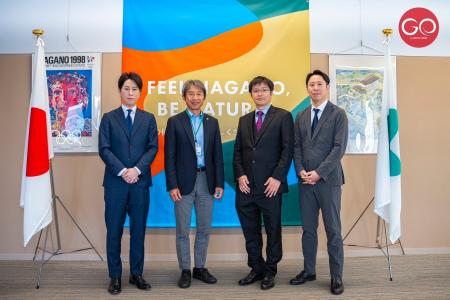 GO by NIPPON SERIES 長野 開催に伴う長野市長表敬訪 GO by NIPPON SERIES 長野 開催に伴う長野市長表敬訪