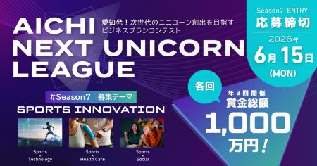 愛知県「AICHI NEXT UNICORN LEAGUE」シーズン7(テ 愛知県「AICHI NEXT UNICORN LEAGUE」シーズン7(テ