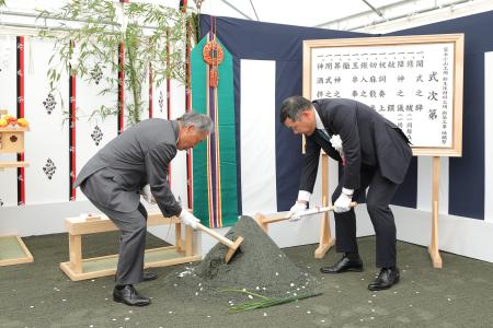株式会社ジーシー「富士小山工場 新生体材料工場 地鎮