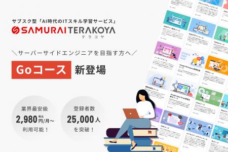 SAMURAI、サブスク型ITスキル学習サービス「侍テラコ SAMURAI、サブスク型ITスキル学習サービス「侍テラコ