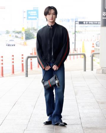 【GUCCI】Stray Kidsリノが東京渡航に向けて金浦空港 【GUCCI】Stray Kidsリノが東京渡航に向けて金浦空港