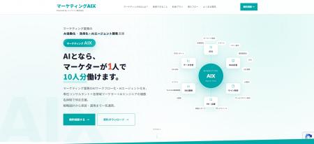 マーケティング業務の8割をAIで自動化する新サービス