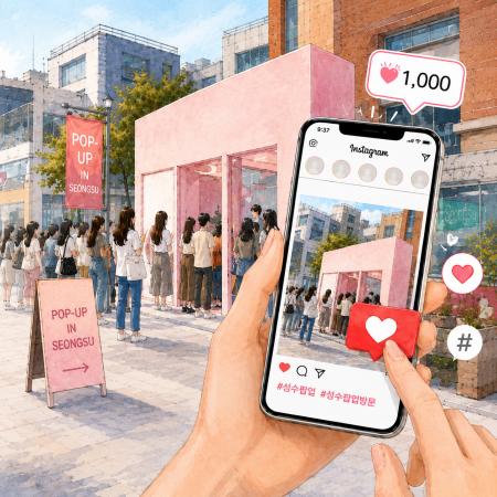 聖水洞で広がるポップアップブームパウダールーム、オ