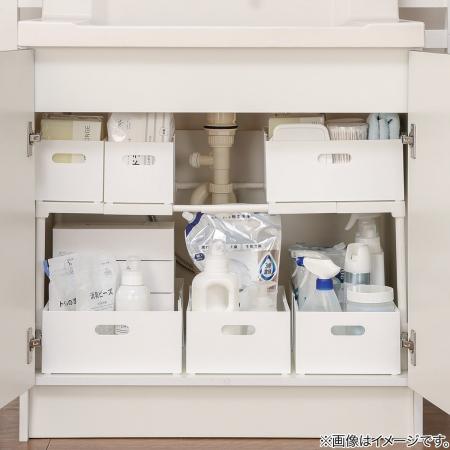 洗面台がすっきり！累計販売数900万個の「伸縮整理ボ