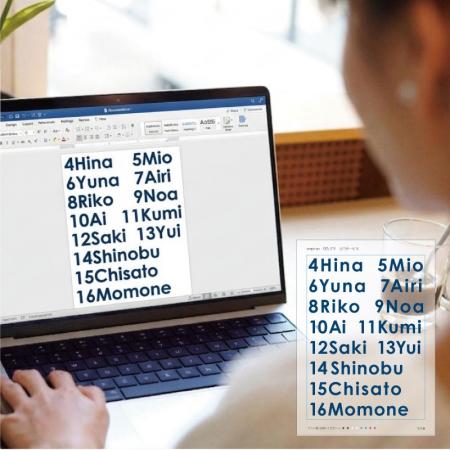 【お名前プリントの名札工房】「作りたい」をそのまま
