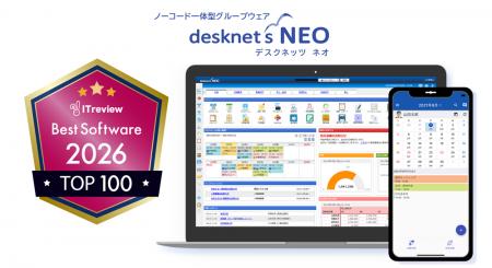 ネオジャパンのグループウェア『desknet's NEO』が「