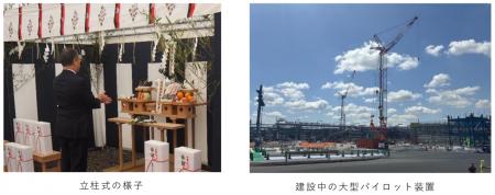 固体電解質（全固体電池材料）大型パイロット装置の建