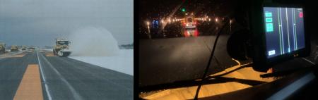 能登空港にて高精度3次元データを応用した除雪支援シ