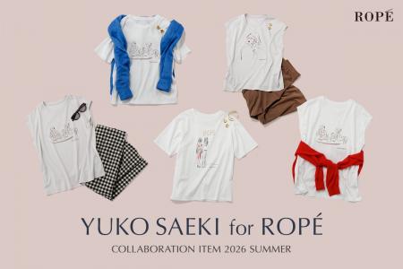 【YUKO SAEKI for ROPE'】ROPE'×イラストレーター佐
