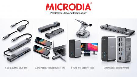 USB-Cポート不足を一気に解決。MICRODIA、iPhone・iPa USB-Cポート不足を一気に解決。MICRODIA、iPhone・iPa
