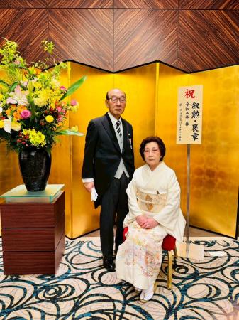 株式会社おばねや 代表取締役社長 野澤勇二郎が「旭日 株式会社おばねや 代表取締役社長 野澤勇二郎が「旭日