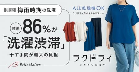 【梅雨時期の洗濯に関する意識調査】30代~50代女性の 【梅雨時期の洗濯に関する意識調査】30代~50代女性の