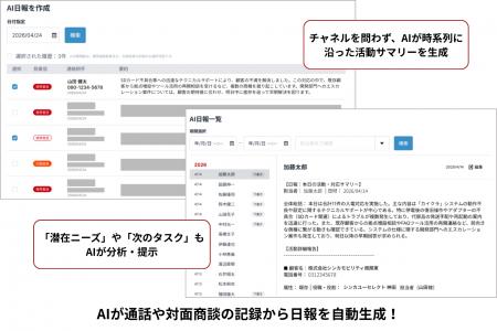 シンカ、AIコミュニケーション統合プラットフォーム「
