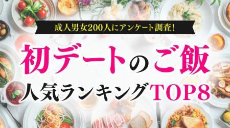 「初デートのご飯」実態調査｜人気1位は「カフェ」、