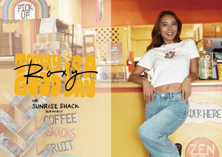 「ROXY」と、ハワイ発「The Sunrise Shack Japan」と