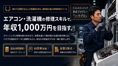 修理市場は年約10%成長、でも技術者がいない。ハウプ