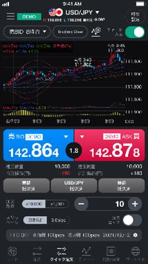 【LINE FX】FX取引を無料で仮想体験できる「デモ取引