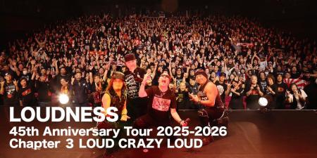 LOUDNESS、45周年ツアー“Chapter 3”最終日の東京公演 LOUDNESS、45周年ツアー“Chapter 3”最終日の東京公演