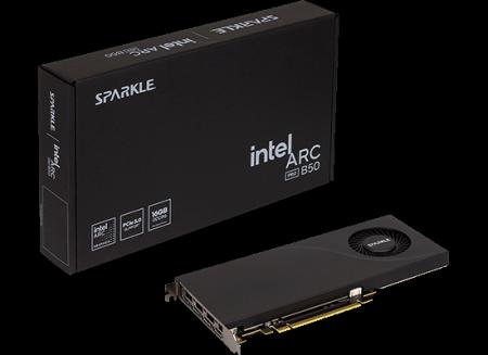 SPARKLEから、Intel Arc Pro B50 ブロワーファン搭載