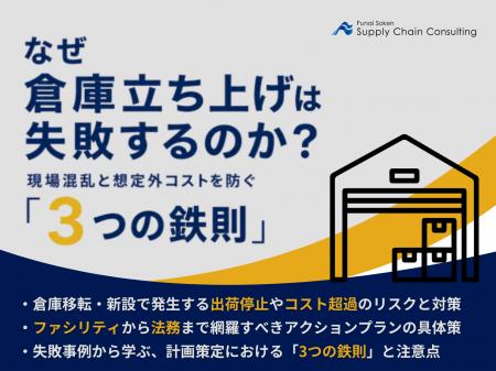 倉庫移転・新設の失敗を防ぐ！物流DXに対応した「倉庫