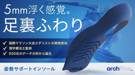 【世界累計販売数 50,000個突破】姿勢サポートインソ