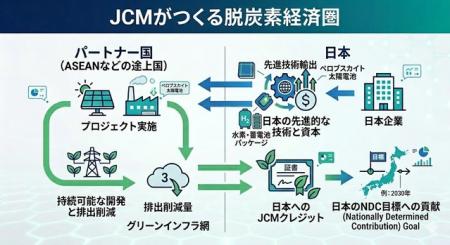 日本がアジア各国で進めるJCM（脱炭素インフラ支援...