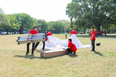 【日本経済大学】熊本城に響いた100本の祈り――震災10
