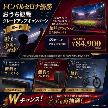 FCバルセロナ優勝記念!おうち観戦グレードアップキャ FCバルセロナ優勝記念!おうち観戦グレードアップキャ
