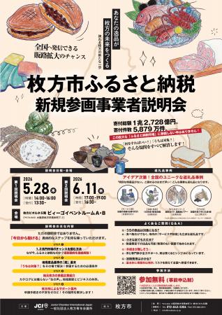 【一般社団法人枚方青年会議所】枚方市ふるさと納税 