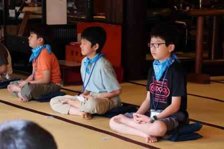 夏休みに髙尾山薬王院で修行体験　「第５１回 髙utf-8