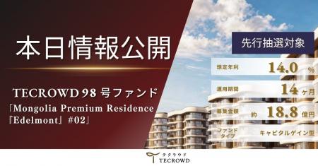 【想定年利14.0%】不動産クラウドファンディング「TEC