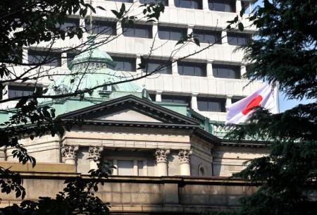 日本銀行本店。金融政策正常化が進むなか、短期資...