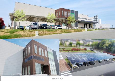 国内初 建物壁面への「カルコパイライト太陽電池」設 国内初 建物壁面への「カルコパイライト太陽電池」設