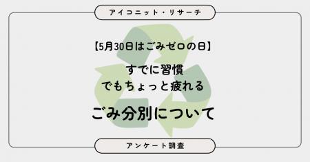 【5月30日はごみゼロの日】家事分担の差が“ごみ削減意 【5月30日はごみゼロの日】家事分担の差が“ごみ削減意